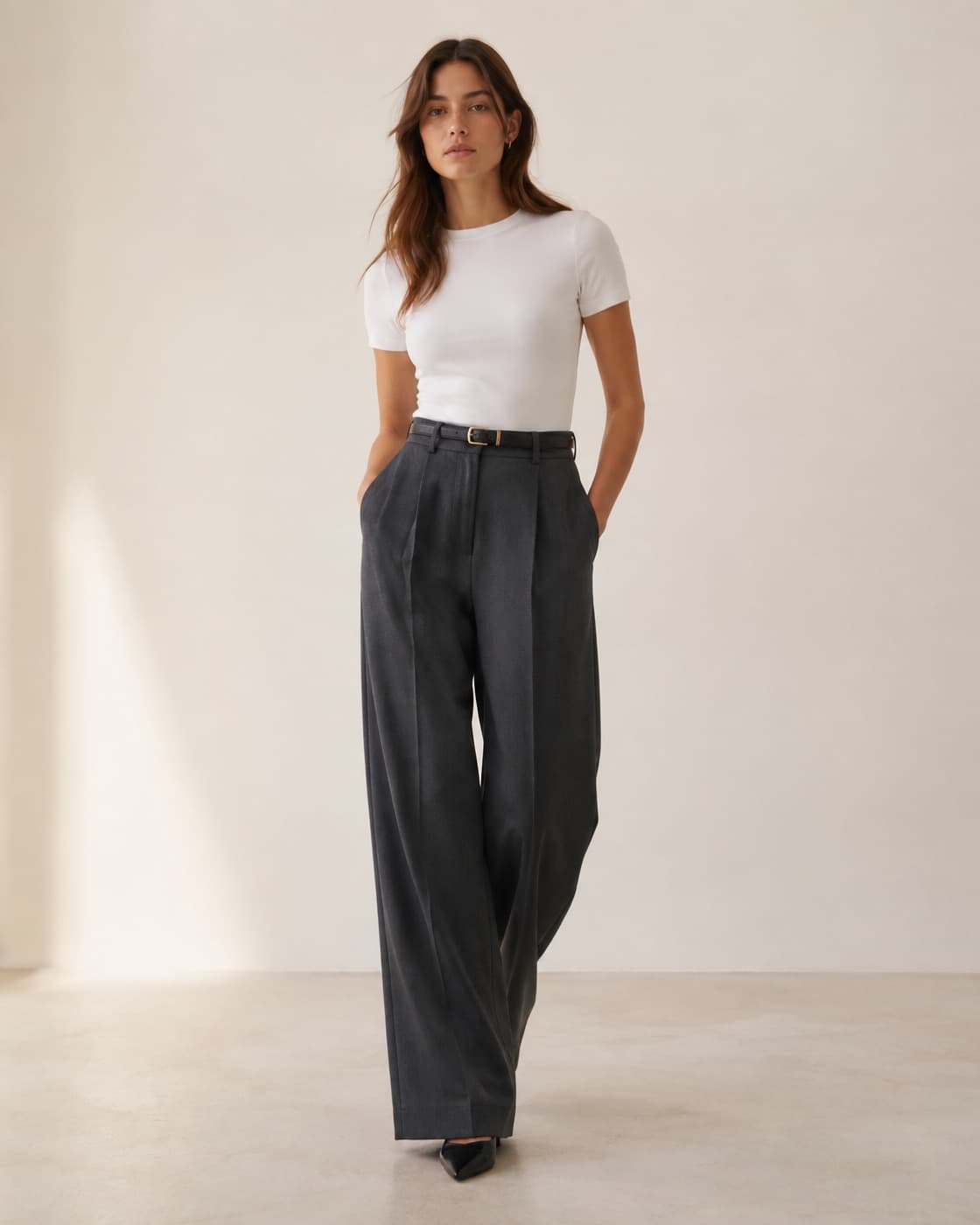 Wide-Leg Trousers